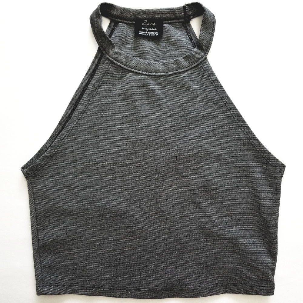 Zara halter crop top